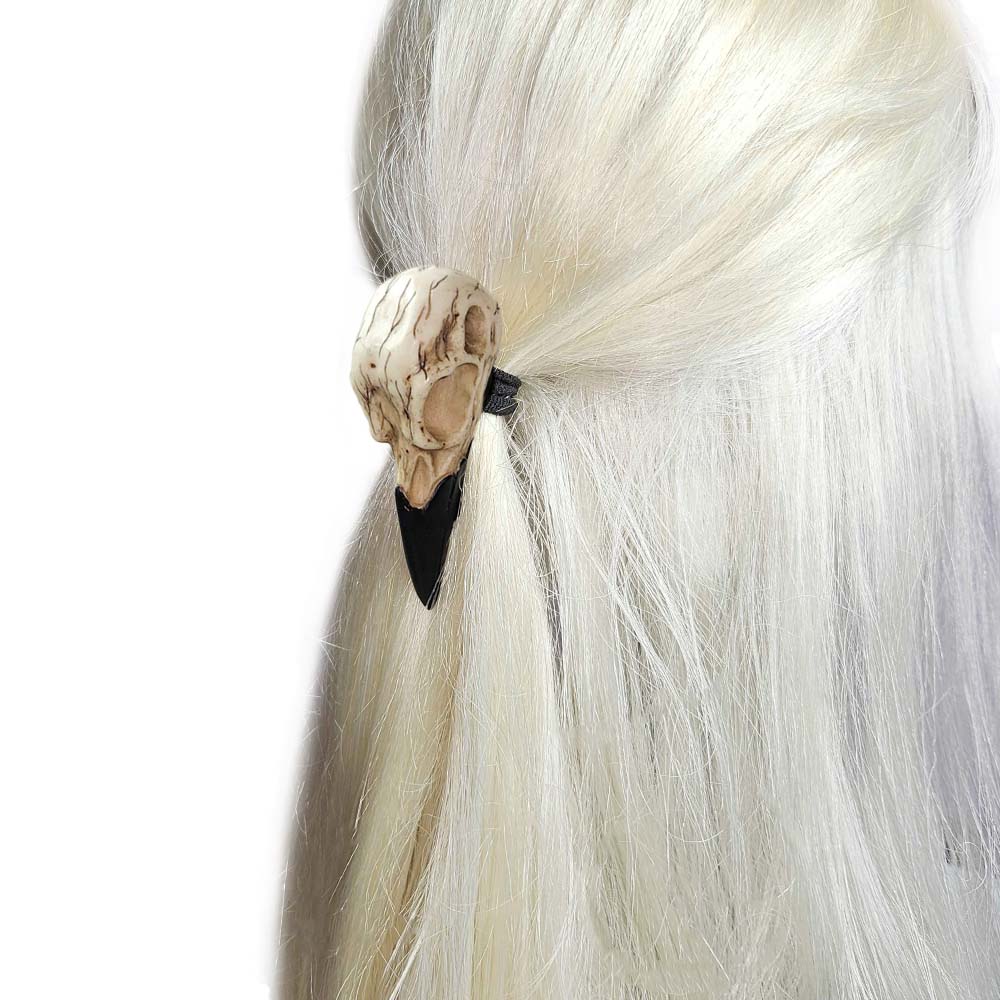 Attitude Hair Dye - Large Raven Skull Hair clip